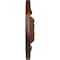 Ekena Millwork Monique Ceiling Medallion (Fits Canopies up to 3 3/4"), 13 3/4"OD x 1"P, Burnished Mahogany Crackle CM13MOBMC - alternate 2
